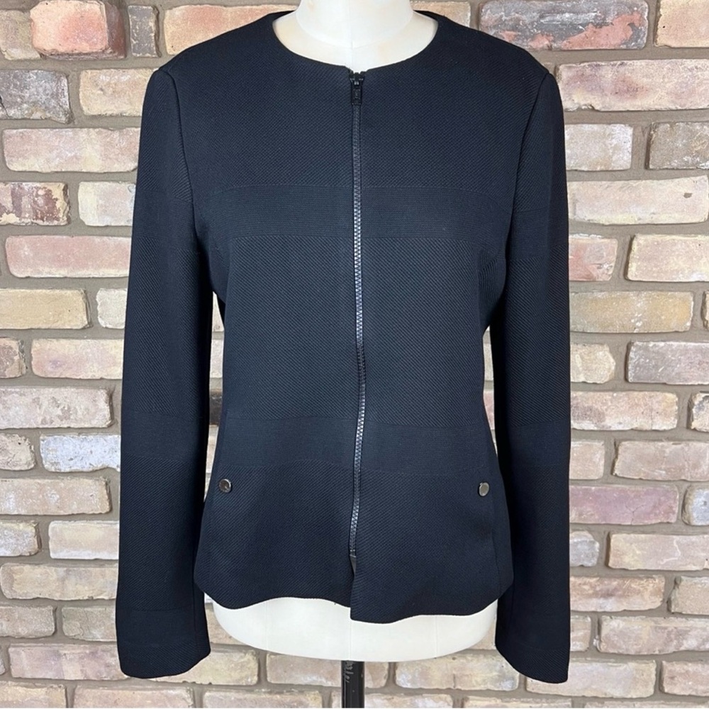 BOSS Black Kiranelli Zip Front Jacket Blazer - Picture 3 of 8